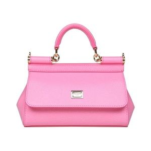 Dolce & Gabbana Small Pink Sicily Bag